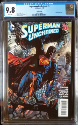 Superman Unchained (2013 DC) #9 Variante Pinzón CGC 9.8 1:25      - Imagen 1 de 2
