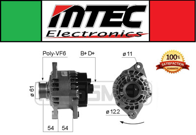 Alternator Alfa Romeo 145/156 Fiat Bravo Brava Lancia Delta Musa