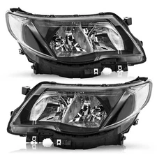 For 2009-2013 Subaru Forester Halogen Headlight Assembly L+R Lamp 09 10 11 12 13