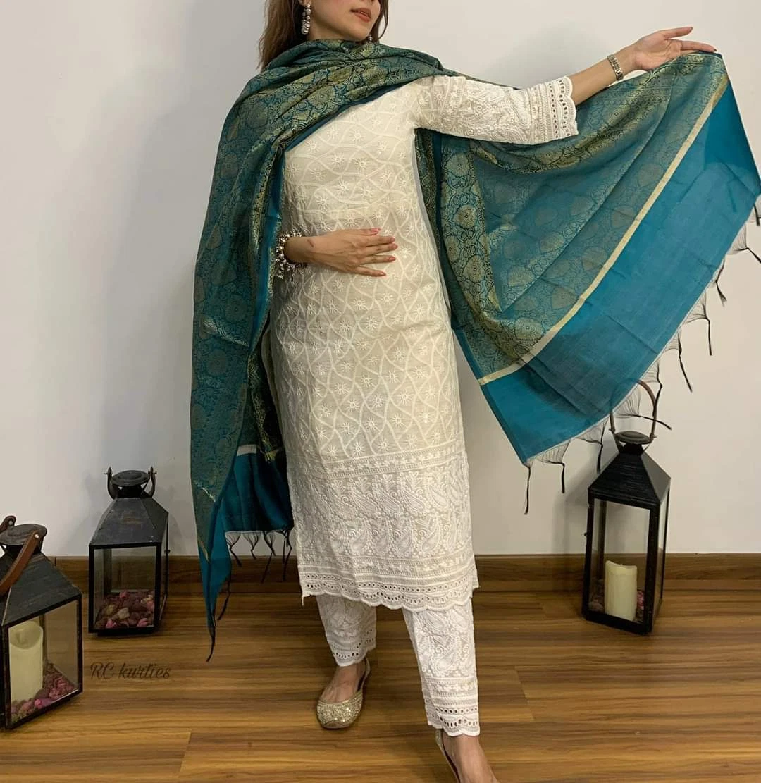 Cotton salwar best sale set