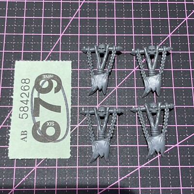 Skaven Standard Banner/Icons Command Warhammer AOS/FB Conversion Spare Bits