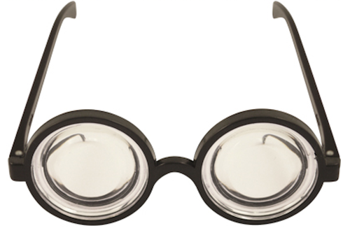 Le specifiche Dottore HEAD Geek Scuola Disco Spesse Lenti Occhiali Bambini  Costume Round | eBay