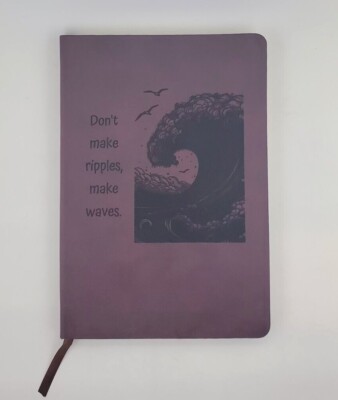 Notebook Journals A5 PU Leather Lined and Undated Choose Engraving and Color