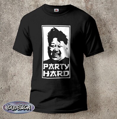 Party Hard Shirt Kim Festival T-Shirt Korea Mallorca Kult Trump Jong-Un Feiern