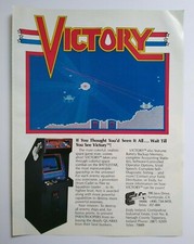Victory Jack The Giant Killer Arcade Game AD Pullout Advertising Sheet Vintage