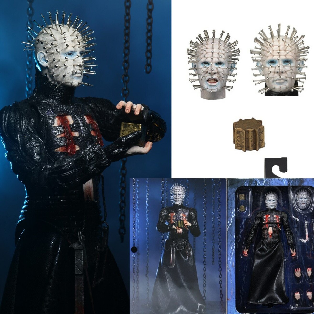 PINHEAD HELLRAISER SERIES ONE フィギュア NECA - Hellraiser Series 1 - Pinhead Action Figure | eBay