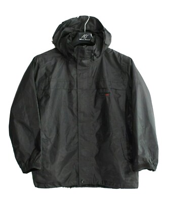 DIDRIKSONS Kinder Jacke 7-8 Jahre 130 cm grau Kapuze Full Zip Polyamid