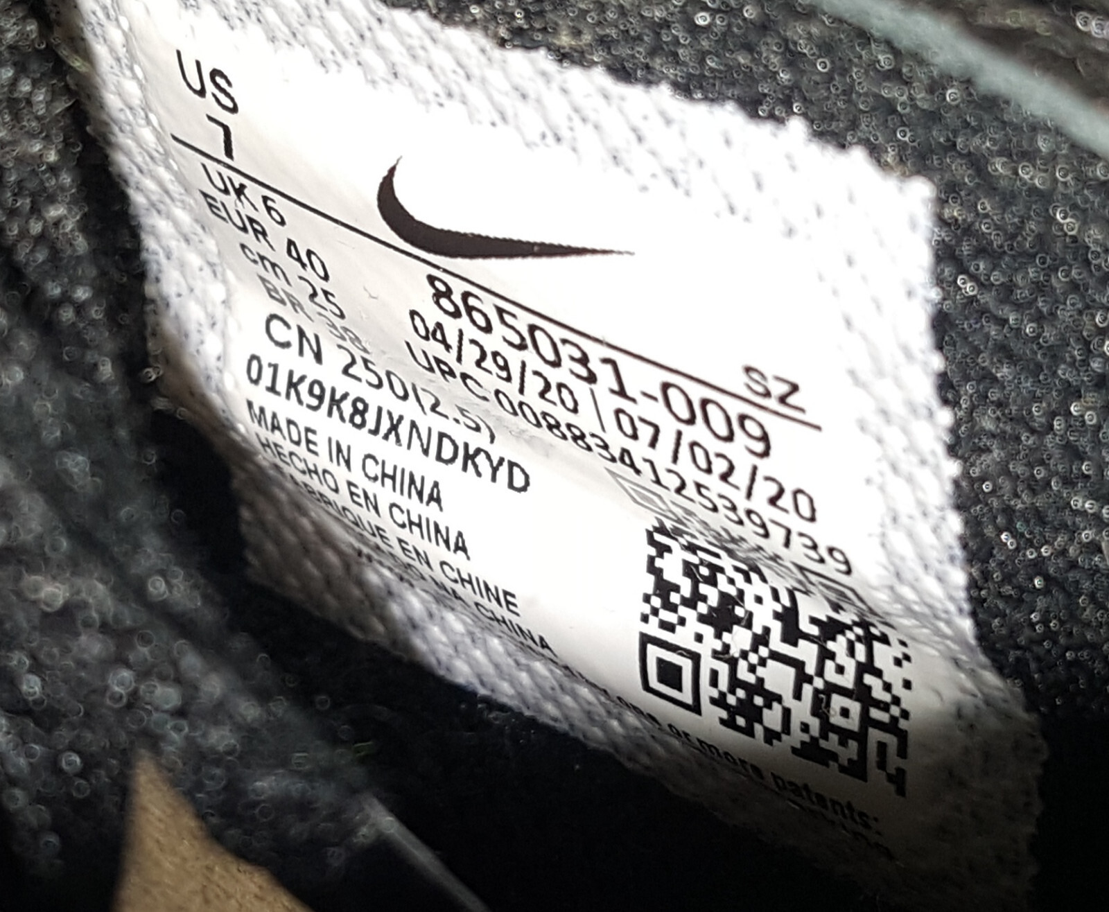 NIKE AIR MAX GOADOME ACG BOOTS BLACK WATERPROOF LEATHER NEW 865031-009 (SIZE 7)