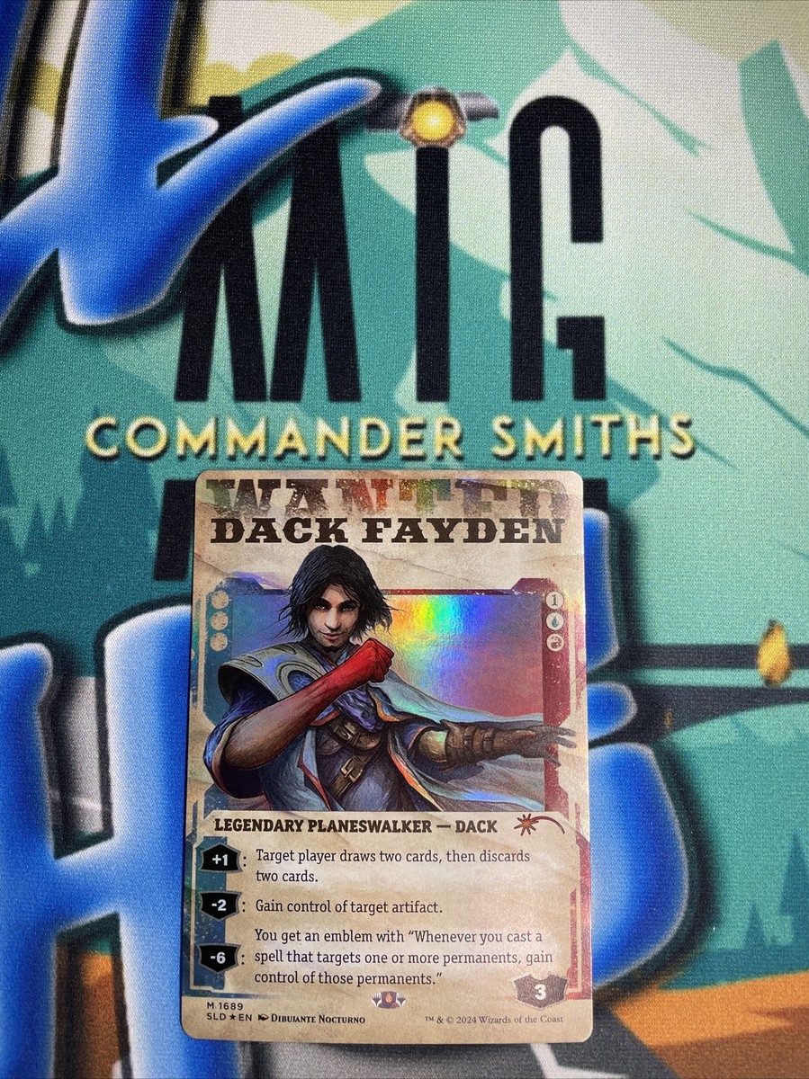 Dack Fayden ✨ Borderless FOIL ✨ MTG Near Mint NM Secret Lair
