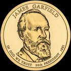 2011-D Presidential Dollar James Garfield — photo from another recent sale