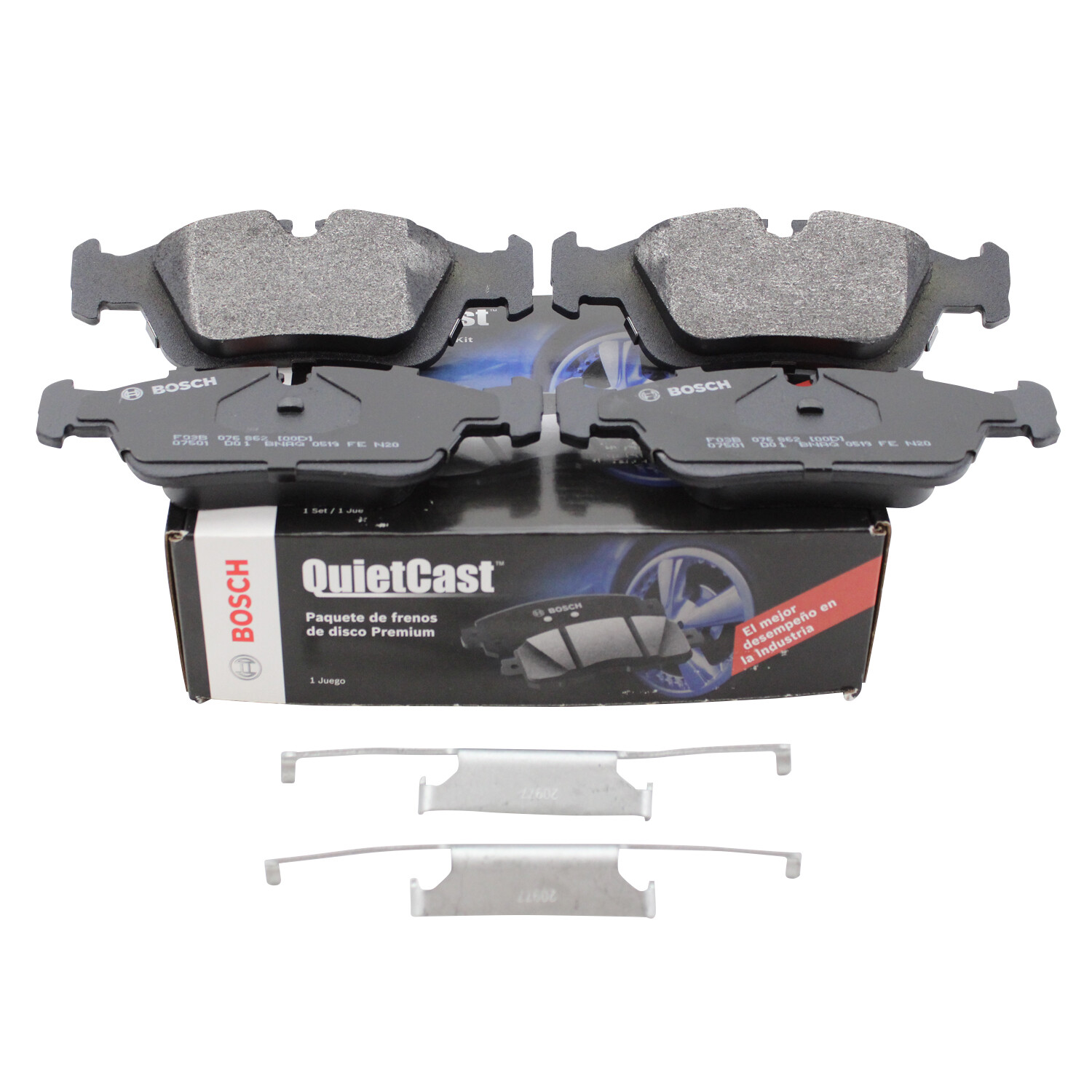 Bosch BP558 Front Disc Brake Pads and Shoes Set