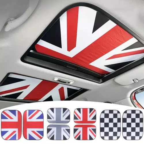 2x For MINI Cooper R54/R55/R56/R60/F55/F56 Sunroof Sun Shade Foldable Roof Cover - Picture 2 of 31