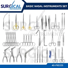 Basic Nasal Set of 40 Instruments Surgical ENT Medical Stainless German Grade