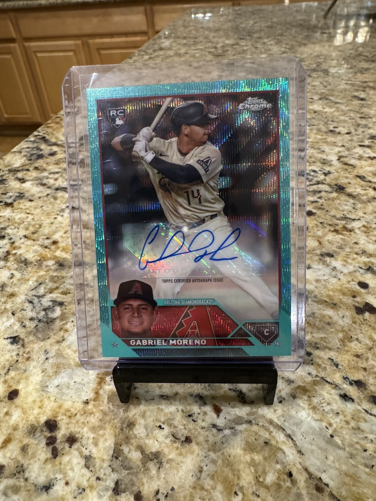 2023 Topps Chrome Update Aqua Wave /199 Gabriel Moreno Rookie Auto RC🔥🔥🔥