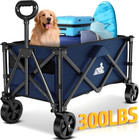Carro plegable para vagón con capacidad de carga de 300 libras,