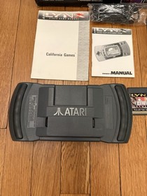 Atari Lynx Model 2 Deluxe Pack Handheld Console PA4111 w Box & Manual Tested