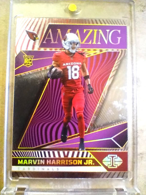 2024 Marvin Harrison Jr. Panini Illusions Rookie Amazing Purple RC /50 🔥🏈🔥