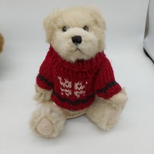 Boyd's Bears Collection Rupert Plush Jointed Teddy Bear with Sweater Red