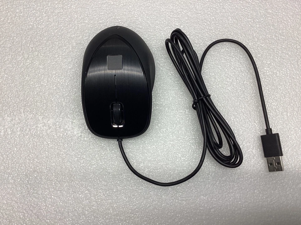 HP USB Fingerprint Mouse Model # HSA-P004M  for Win 10 or Win 11 PN# L35964-001 - Image 3 of 4