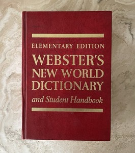 Webster’s New World Dictionary Elementary Edition 1966 VINTAGE