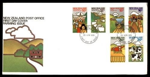 Mayfairstamps New Zealand FDC 1978 Farming Combo First Day Cover aaw_43371