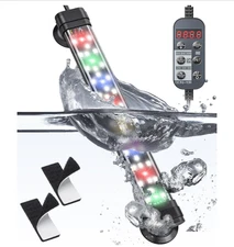 Pawfly LED Aquarium Fish Tank Multi-Colored and Adjustable Brightness Light READ