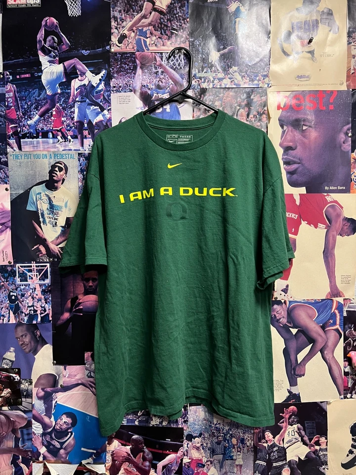 Nike We Are Oregon Ducks Fútbol I am a Duck Camiseta Verde XL Foto 2 de 4