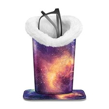 Plush Lined Eyeglasses Holder, Glasses Stand Case, Anti-scratch Glasses Galaxy