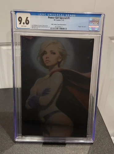 Power Girl Special #1 CGC 9.6 NM+ DC KRS Foil Virgin no smile not smiling Con