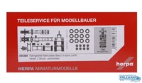 Herpa Fahrgestell Mercedes-Benz 4-Achs Lkw Inhalt: 2 StüCk 084369