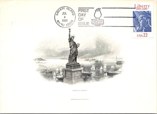 Dr Jim Stamps Maximum Card Liberty 22C Fdc