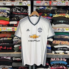 CAMISETA DE FUTBOL DEL MANCHESTER UNITED 2016 2017 TERCERA CAMISETA DE FUTBOL ADIDAS TALLA M HOMBRE