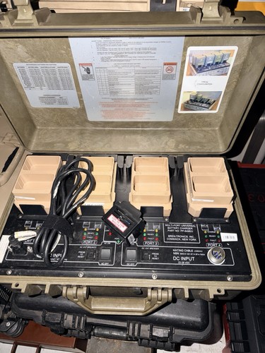 Bren-Tronics PP-8498 Multi-Port Universal Battery Charger Hard Case DC Input