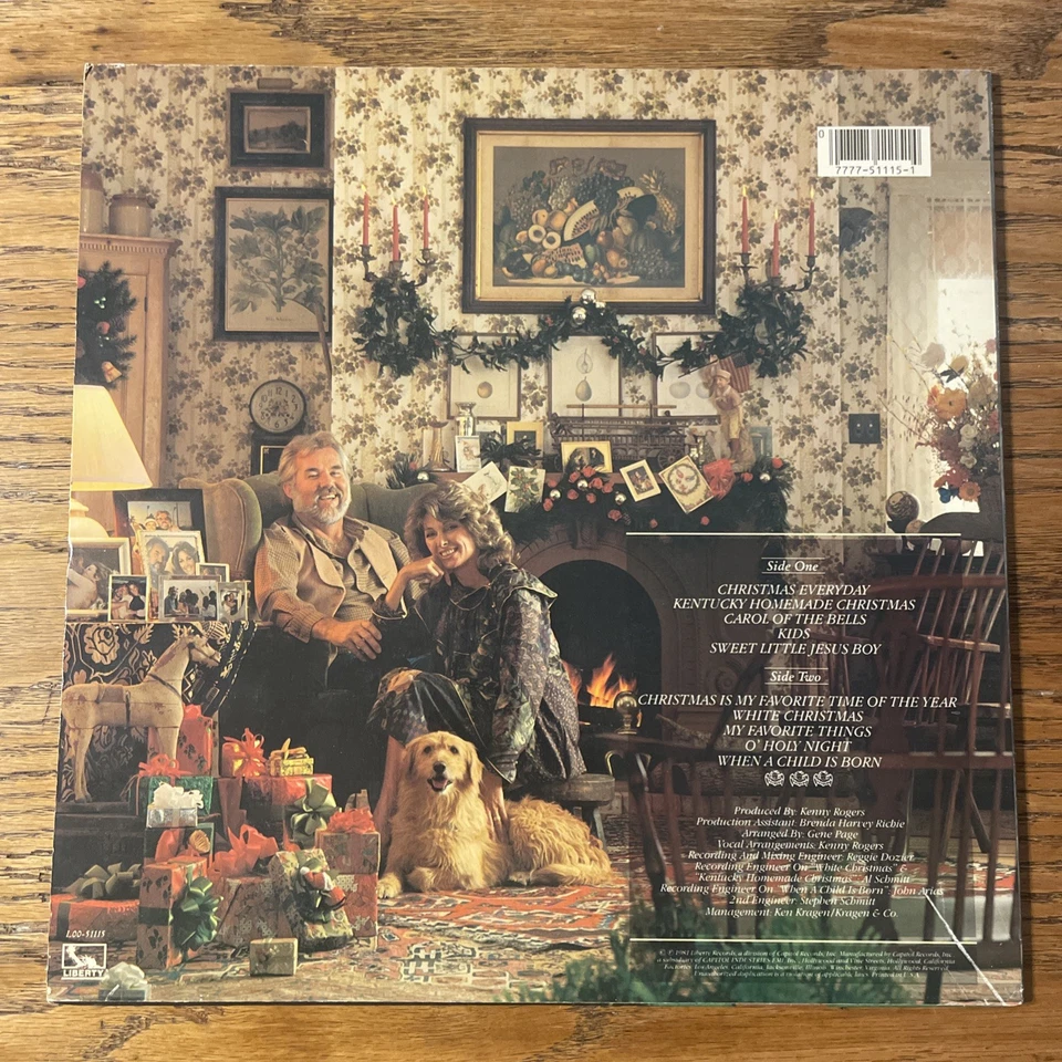 Kenny Rogers Christmas LP Liberty + Inner M-!!!! Foto 4 de 4