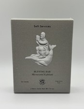 NEW NIB Soft Services Buffing Body Bar Microcrystal Exfoliating 2 BARS 3.75oz EA