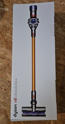 Dyson V8 Absolute+ Akku-Handstaubsauger mit Stiel - Nickel/Gelb