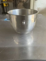 Genuine Hobart N50 5-Quart Stainless Steel Commercial Mixer Bowl with Handle