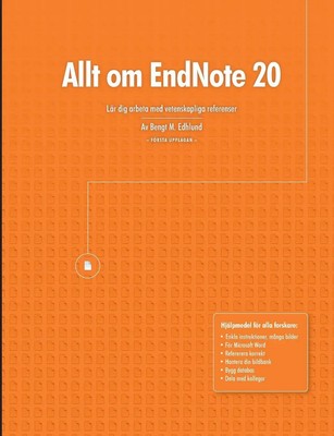 Bengt M. Edhlund | Allt om EndNote 20 | Taschenbuch | Schwedisch (2021)