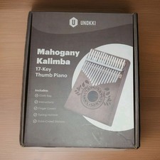 mahogany kalimba 17 key thumb piano