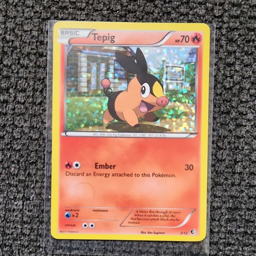 Pokémon TCG Tepig Holo Promo 003/012 McDonald's 2011 English Ungraded Basic