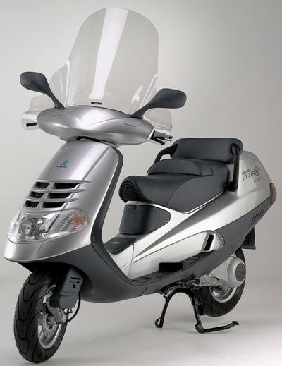 Parabrezza Fabbri trasparente con bordo omologato TUV Aprilia
