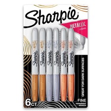 Sharpie Metallic Permanent Markers, Fine Poin...