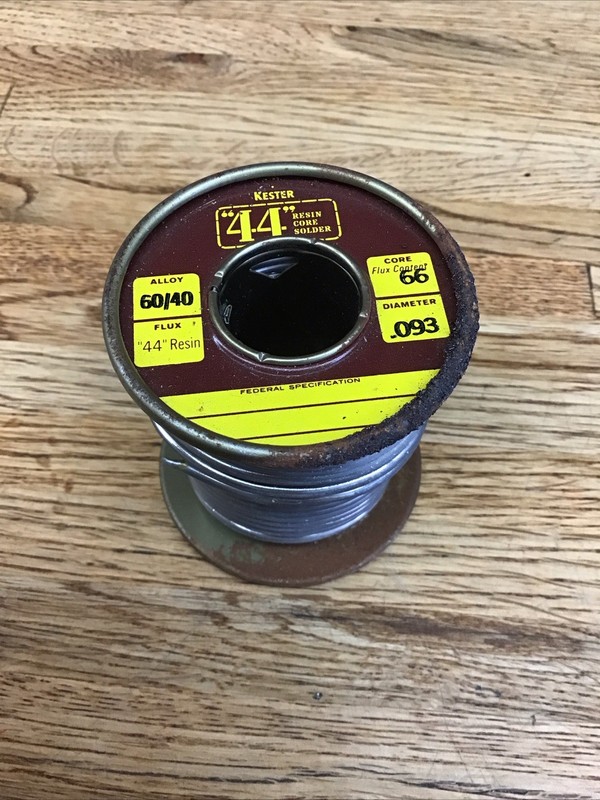 Kester Solder, "44", 40/60 Alloy, 0.93, 66 Core, 44 Flux,  12.6 Ounces LL7