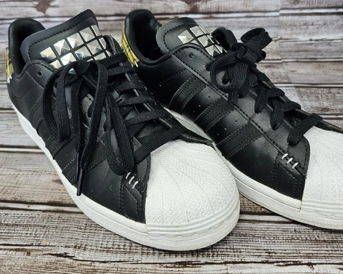 Taglia 7 Sneakers Adidas Originals Big Kids Superstar Legacy nero nero