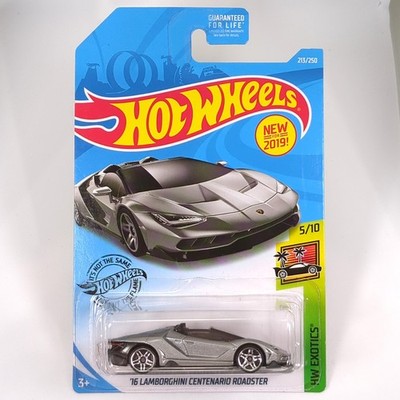 '16 Lamborghini Centenario Roadster - Silver 1:64 HW Exotics 5/10 (2019) 213/250