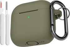 Case Cover Compatible for AirPods 4th Generation with Cleaner Kit, Soft Silicon