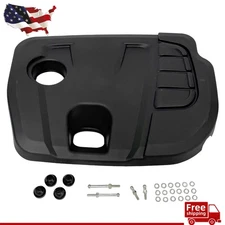 ABS Auto Front Engine Cover Bonnet Hood Cover black For 2017-2020 Nissan Kicks