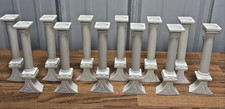 12 Vintage 1974 Wilton Rare Roman Arched Pillars Wedding Cake Columns 6.5"