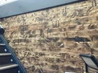 10 New Scorched Timber Wall Cladding Boards- Free P&P