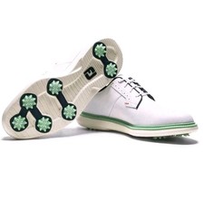 Footjoy Traditions Mens Golf Shoe 57973 WHITE/ NAVY/ TEAL           